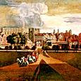 Palace of Whitehall destroyed by fire